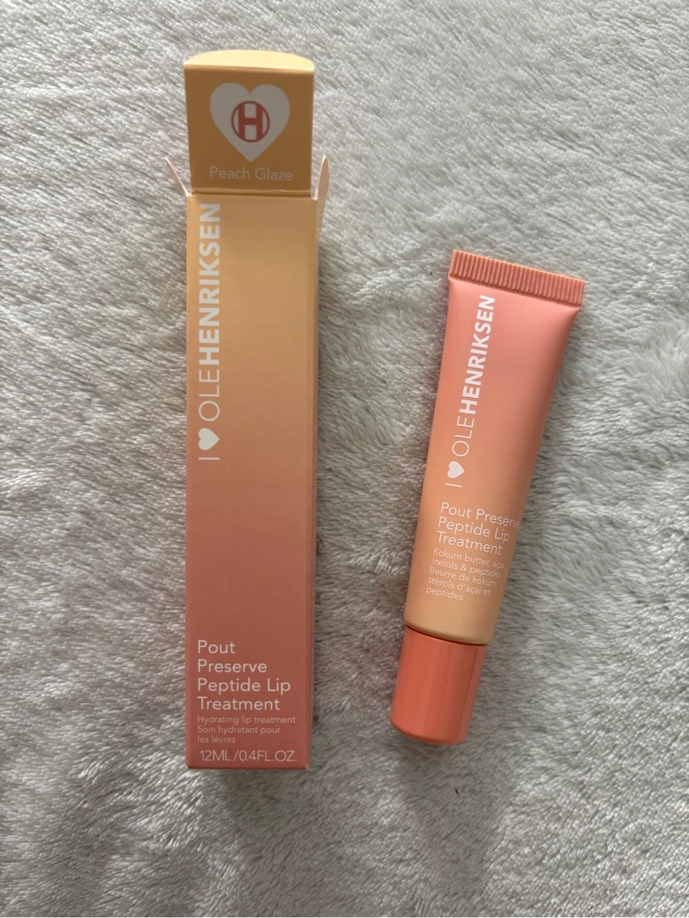 Ole Henriksen Pout Preserve Peptide Hydrating Lip Treatment Peach 0.4 fl oz